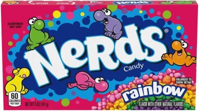 Nerds Rainbow Candy Box 5oz 141g -American Candy